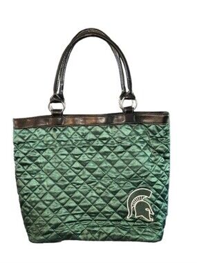 Michigan State University Quilted Tote By Fandom U Little Earth Productions